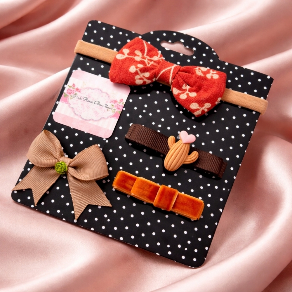 Nwt new Handmade hair headband bows clips baby girls toddler